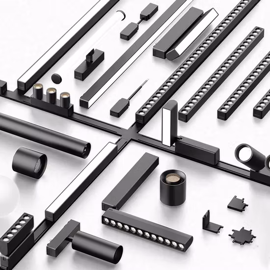 Custom Lighting Energy Saving Smart Dimmable LED Chandelier Downlight Magnetic Track Light