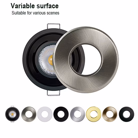 Vjc IP20 Semi Surface Semi Recessed Square LED Downlight Dimmable COB Recessed LED Down Light